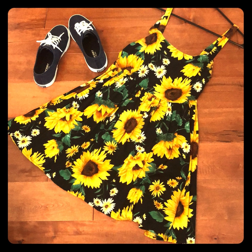 Forever 21 Sunflower Dress